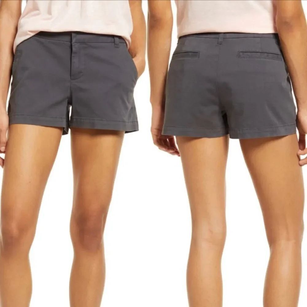 Caslon cotton blend twill shorts